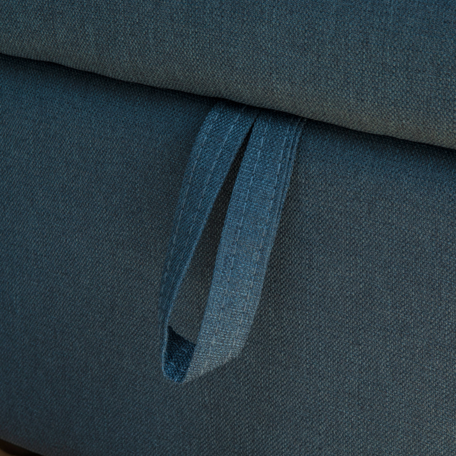 Canapé d'angle convertible CLARK 3 places bleu
