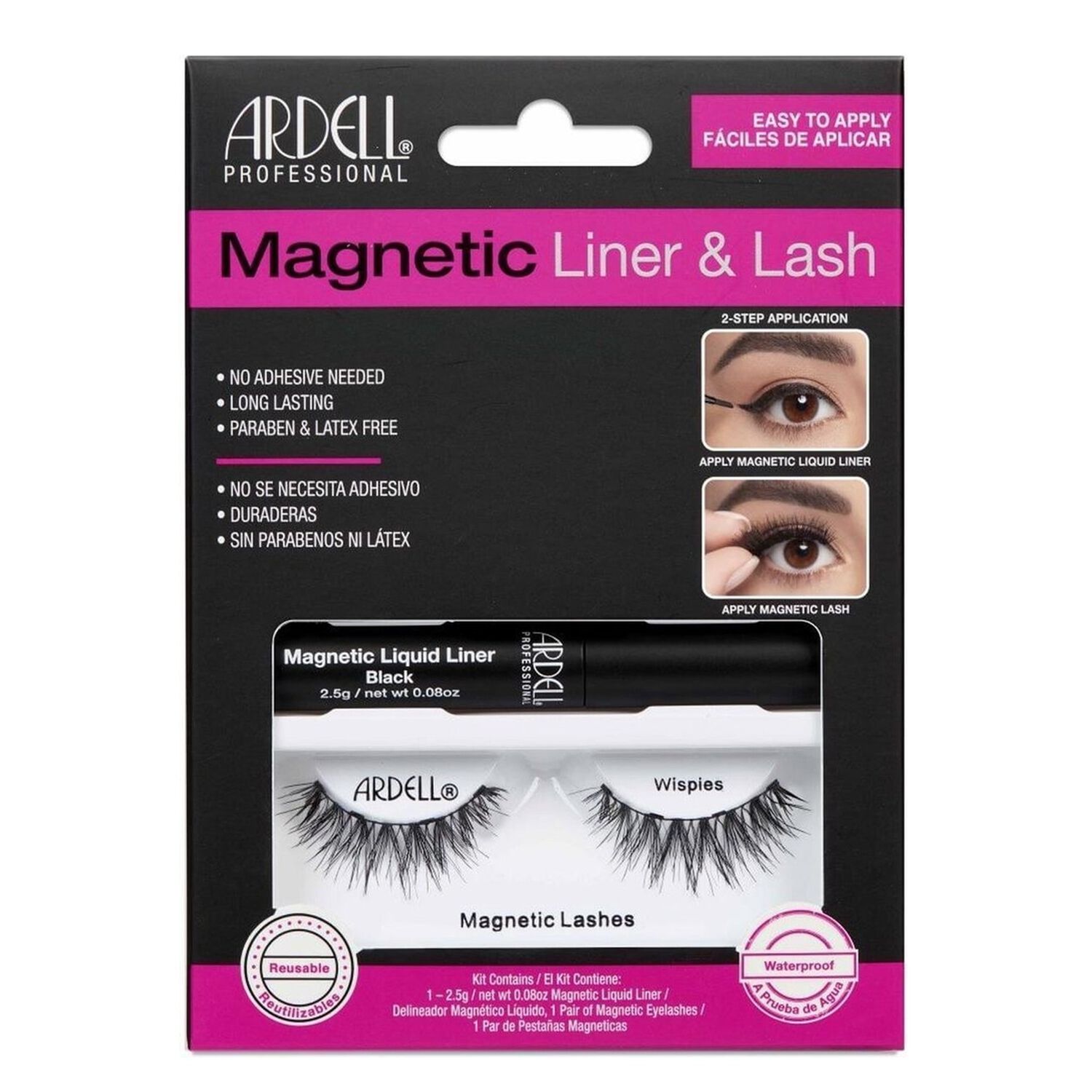 Magnetic Liner & Lash Wispies - Kit Faux Cils Eyeliner Magnétique