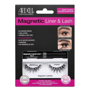 Magnetic Liner & Lash Wispies - Kit Faux Cils Eyeliner Magnétique