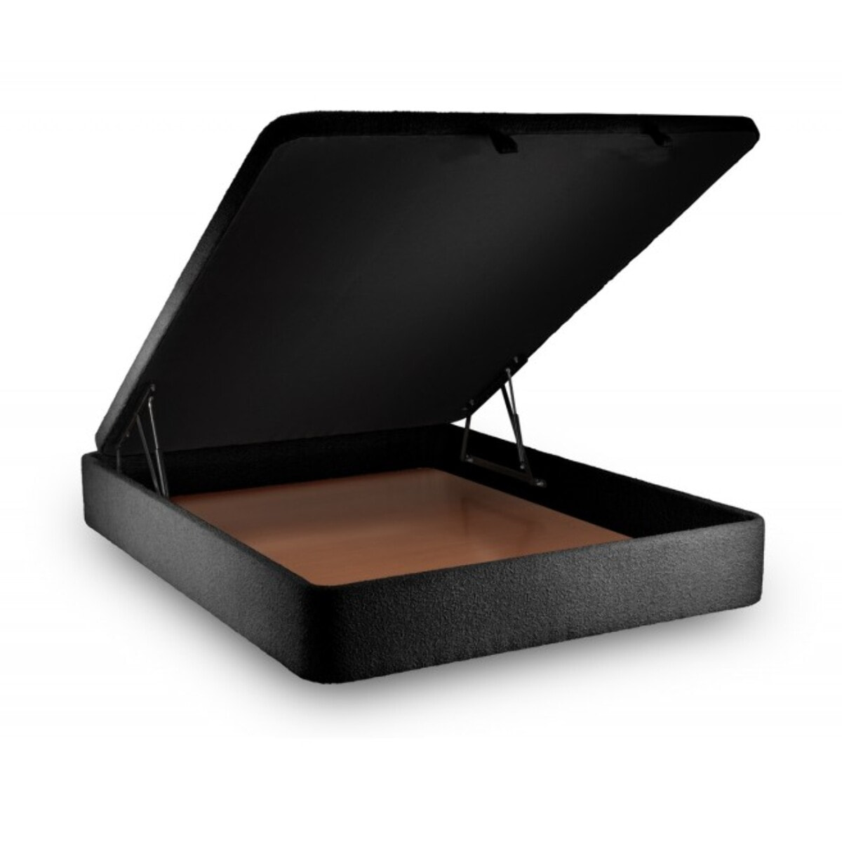 Sommier Coffre Bouclette - pieds bois