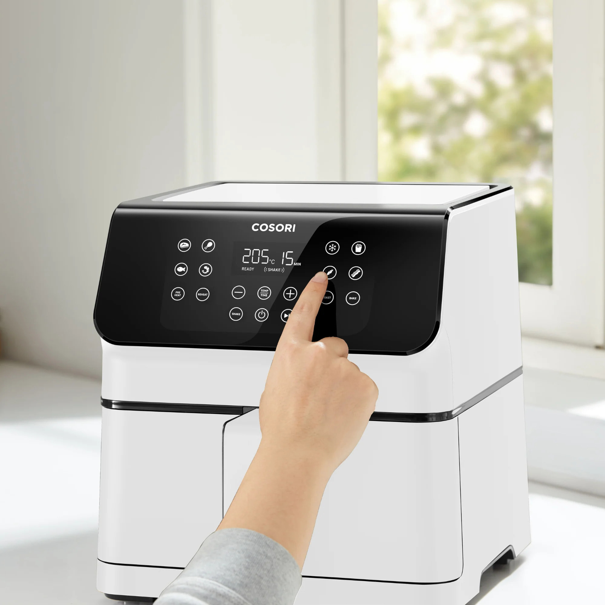 COSORI - Freidora de aire Premium II Chef Edition 6,2 litros blanco