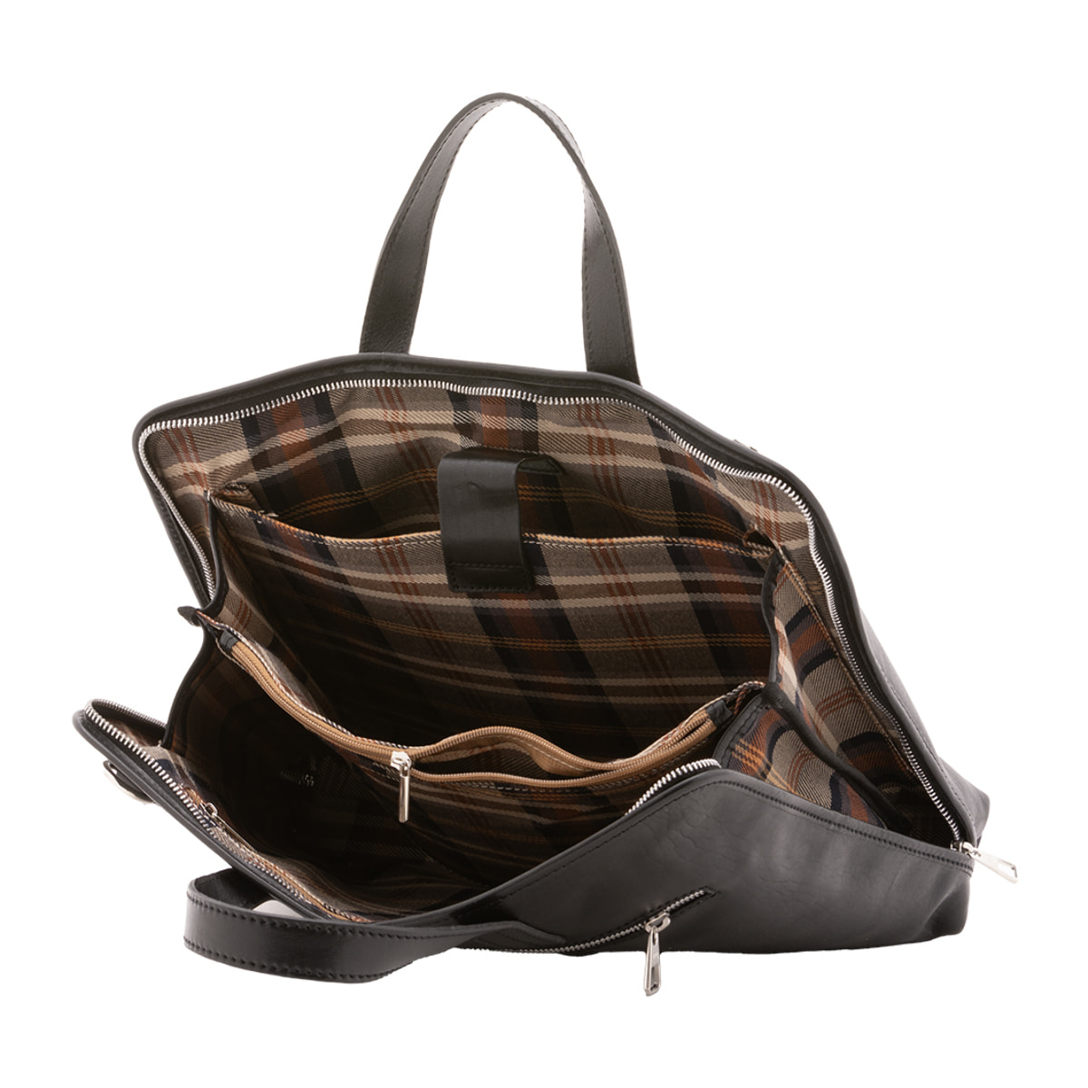 Borsa a mano  unisex In Vera pelle Made in Italy 40x30x5 cm