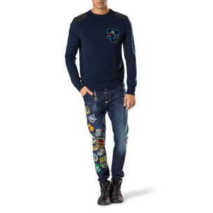 PHILIPP PLEIN super straight cut "eagle pride"