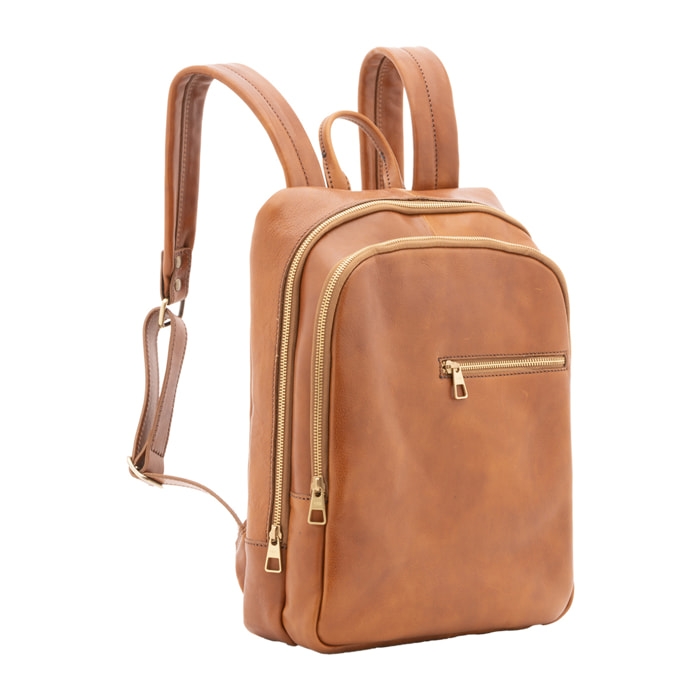 Zaino  unisex In Vera pelle Made in Italy 39x29x10 cm