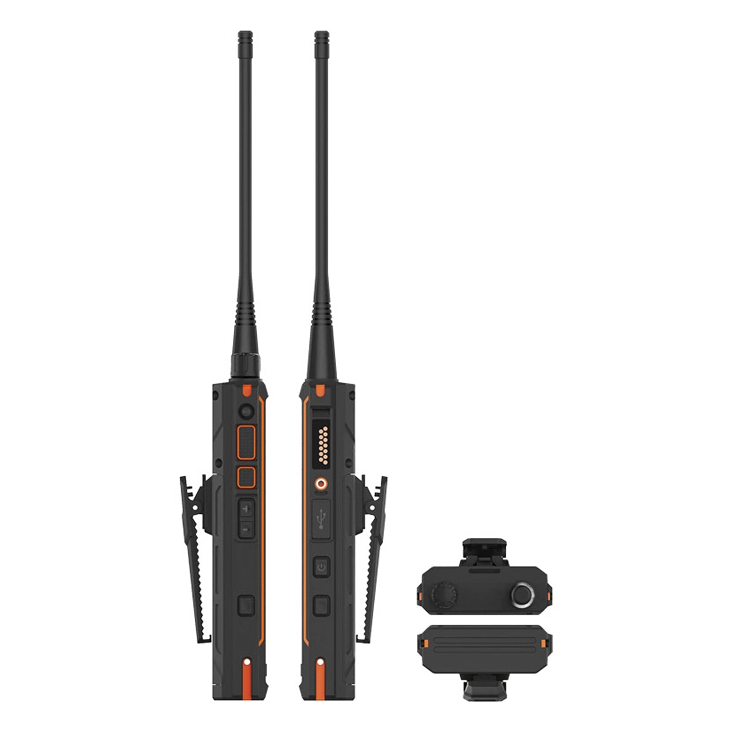 DAM Smartphone / Radio Walkie Talkie Rugerizado  P4 4G, Android 9.0 , 4GB RAM + 64GB. Pantalla 4''. 13mpx + 8mpx. GPS. IP68. UHF / VHF. 7,1x2,5x14,8 Cm. Color: Negro
