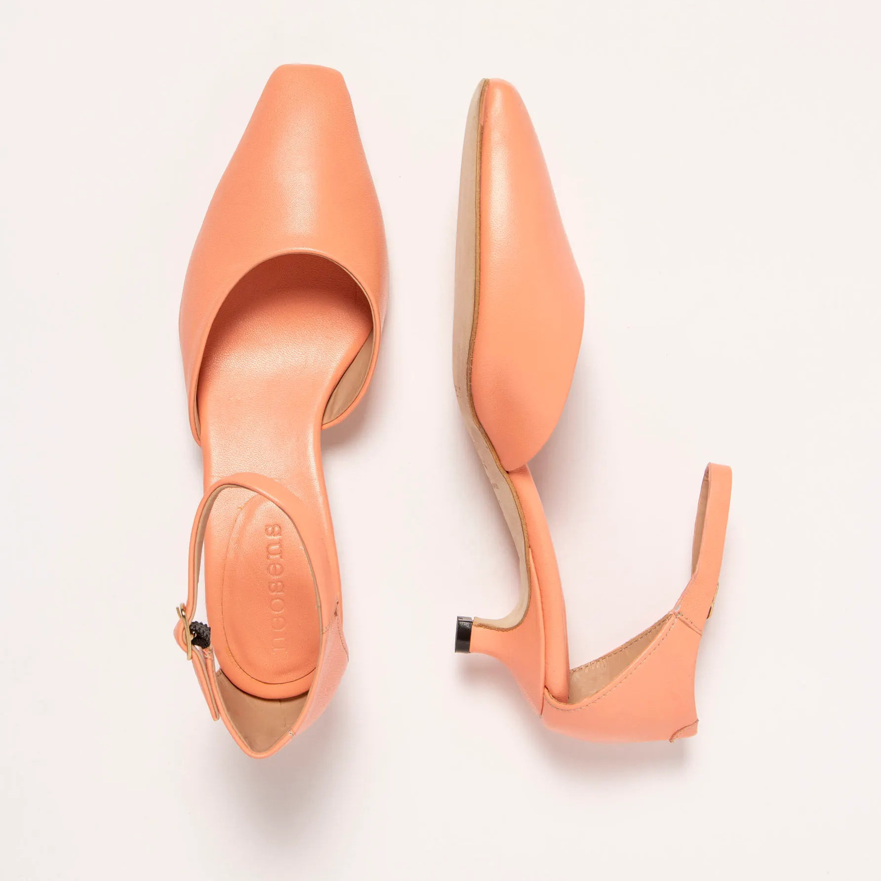 Sandalias con tacón S3025 NAPPA PEACH PINK/ ALEDO color Peach pink