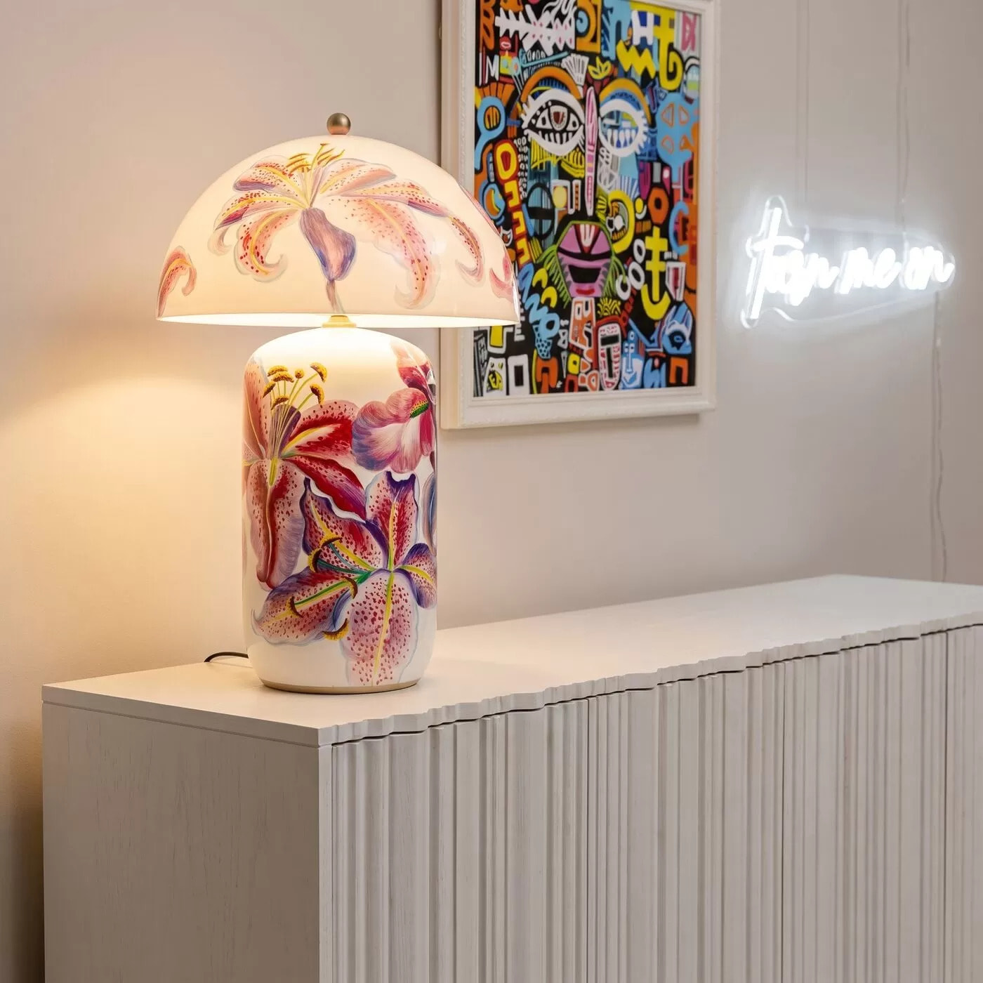 Lampe lys roses Kare Design