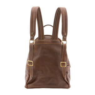 Zaino  unisex In Vera pelle Made in Italy 23x29x13 cm