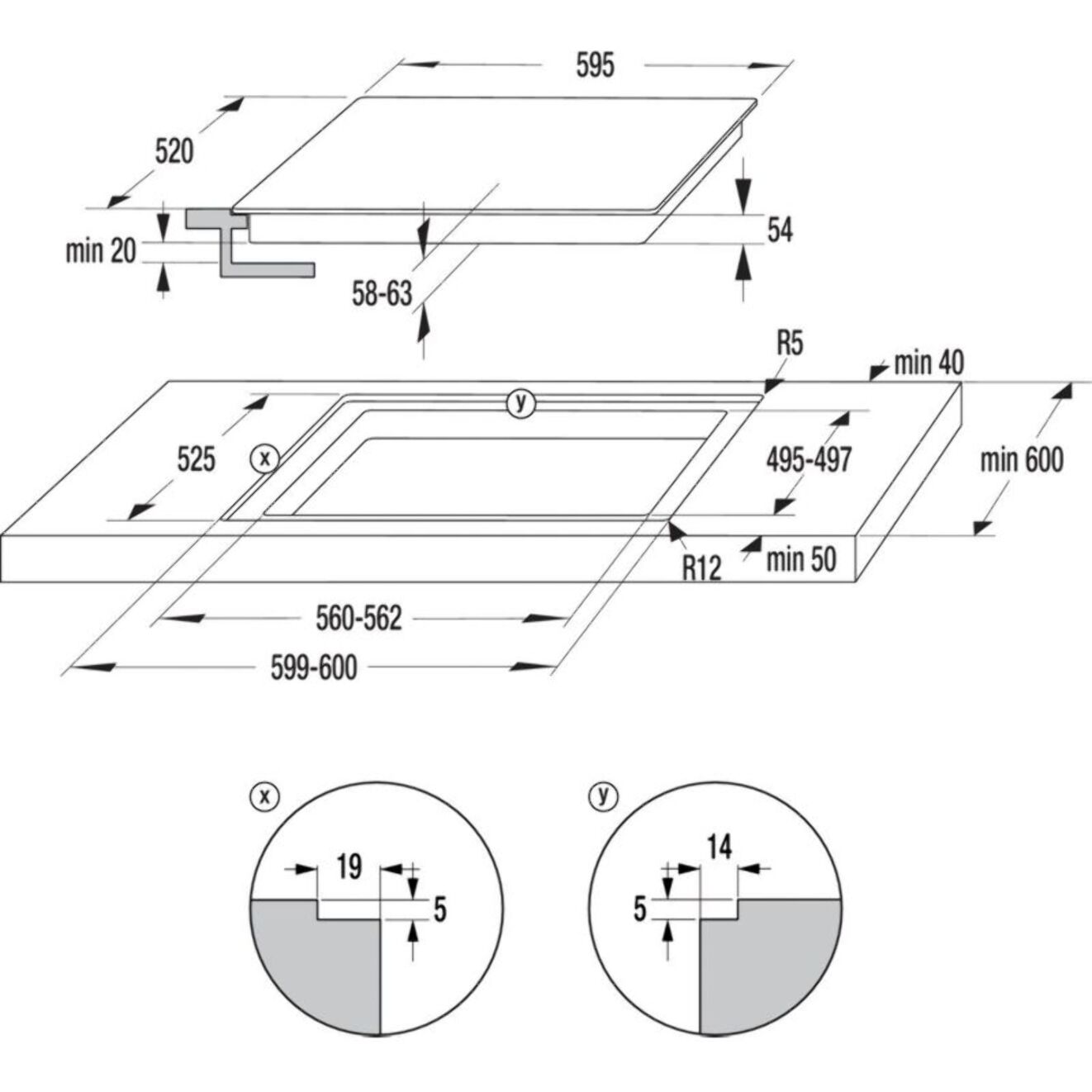 Plaque induction HISENSE HI6321BBO