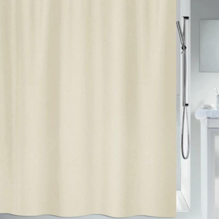 Rideau de douche Polyester MAYA 120x200cm Beige Sable Spirella