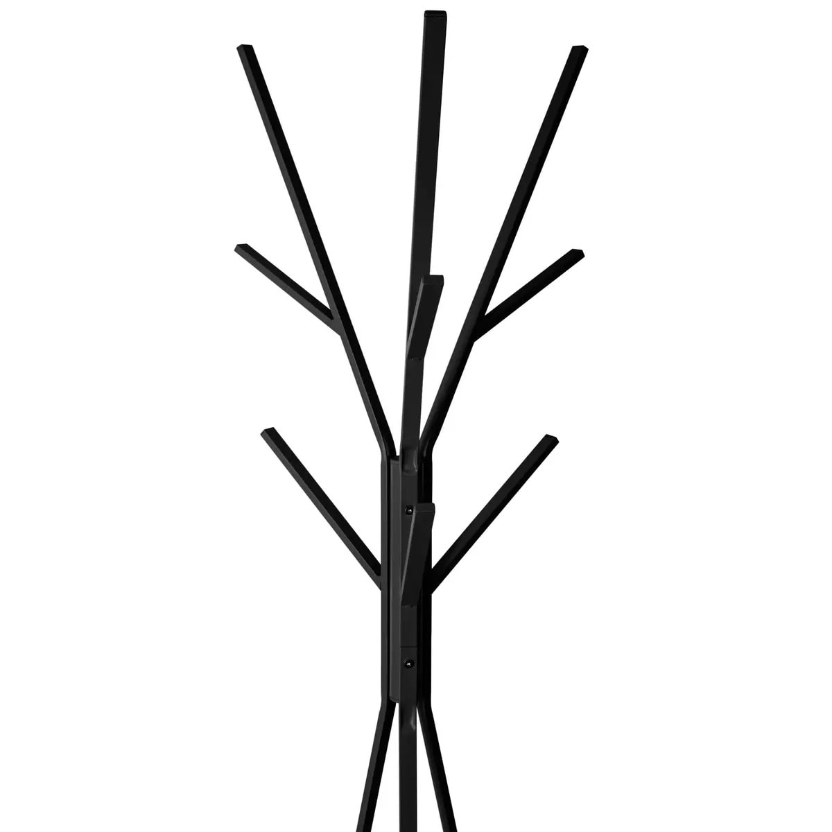 Porte-manteaux 9 crochets métal noir