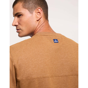 Camiseta Manga Corta Jaspeada Marrón - Bondi