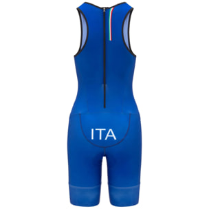 Briko - Tute Sportive, Donna, Blu - Briko Fitri W Body Amateur Sleek