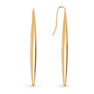 Orecchino Irati  in Acciaio Placcato Oro