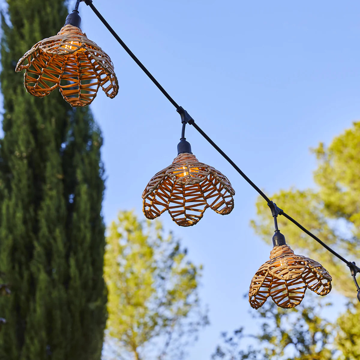 Guirlande connectable FLOWER 7xE27 6M