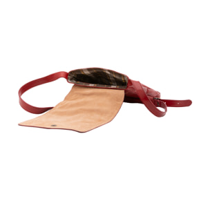 Borsa a tracolla  da uomo In Vera pelle Made in Italy 24x30x4 cm