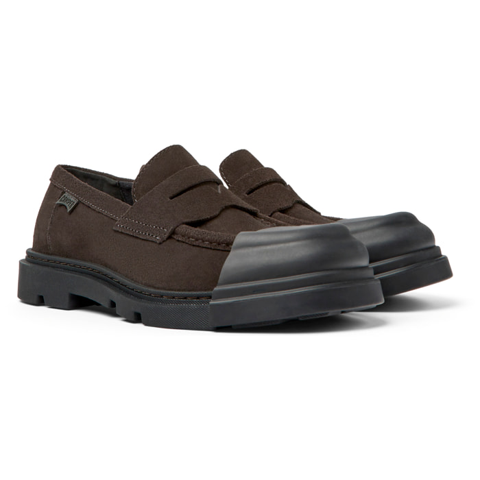 Zapatos de cordones - CAMPER Junction - Gris - Piel de ante