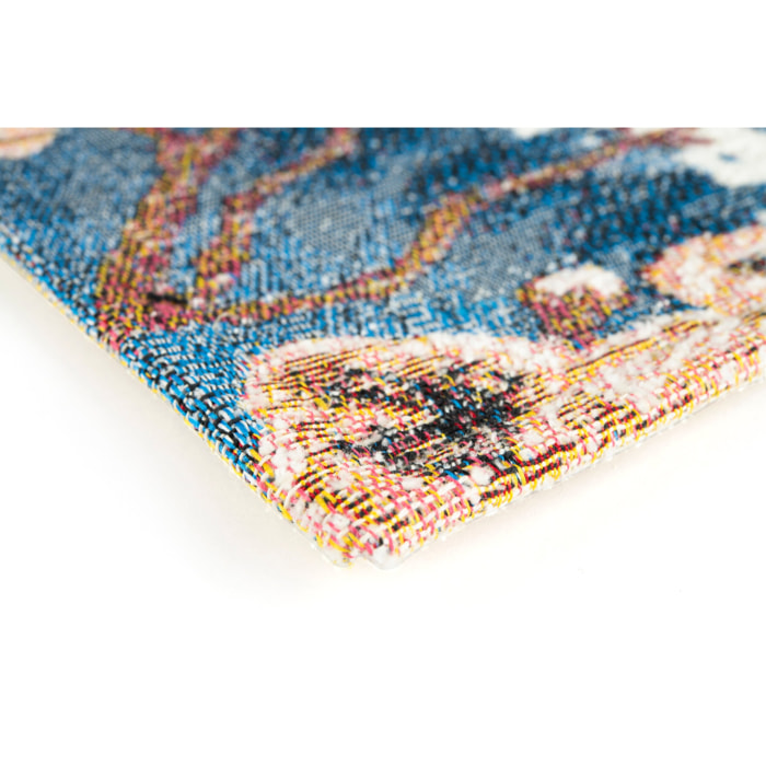 Tappeto Excelsa Fuji in poliestere e cotone 45x75x0,7 cm multicolore
