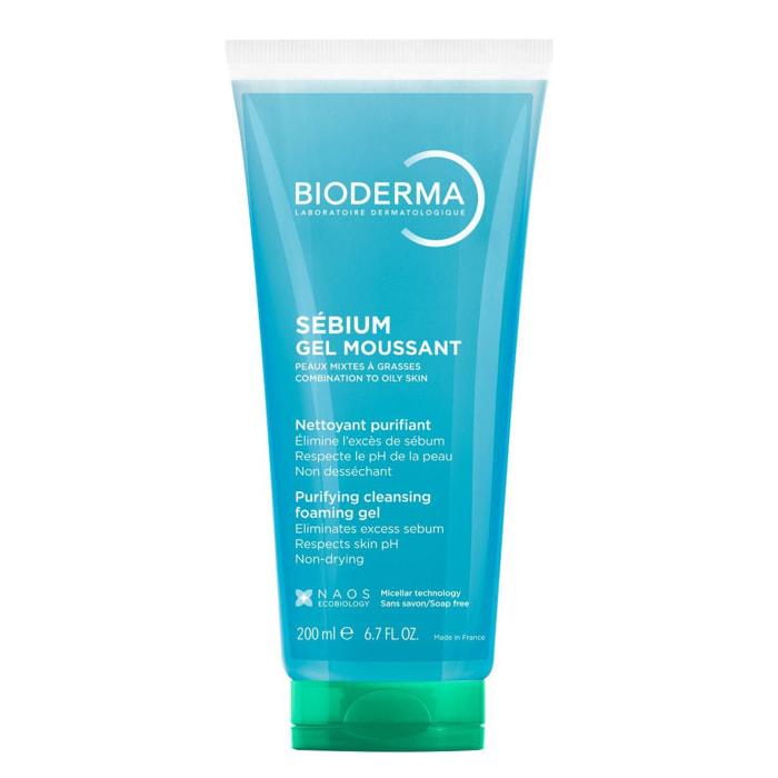 Sebium - Gel Moussant Nettoyant Purifiant 200ml
