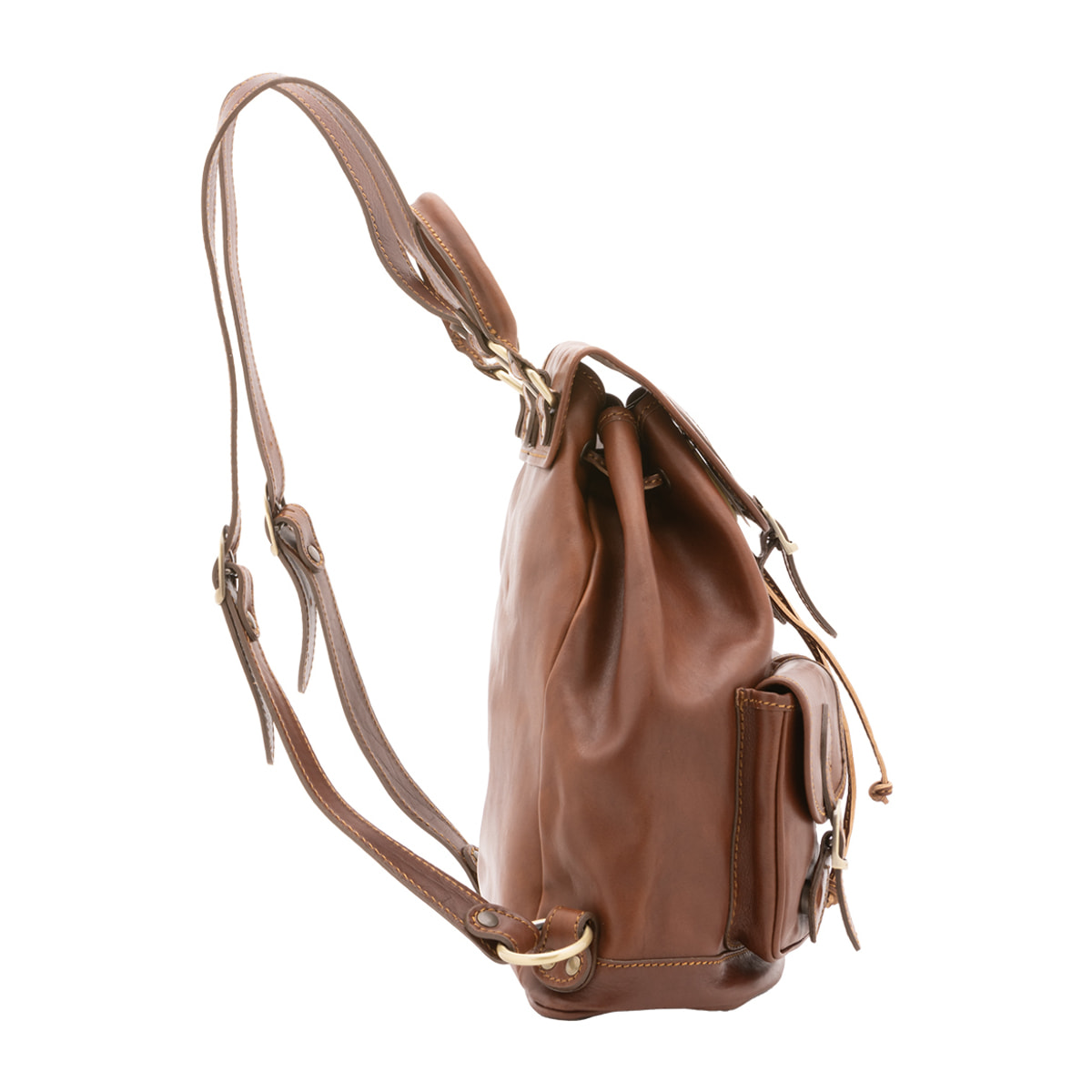 Zaino  unisex In Vera pelle Made in Italy 31x35x13 cm