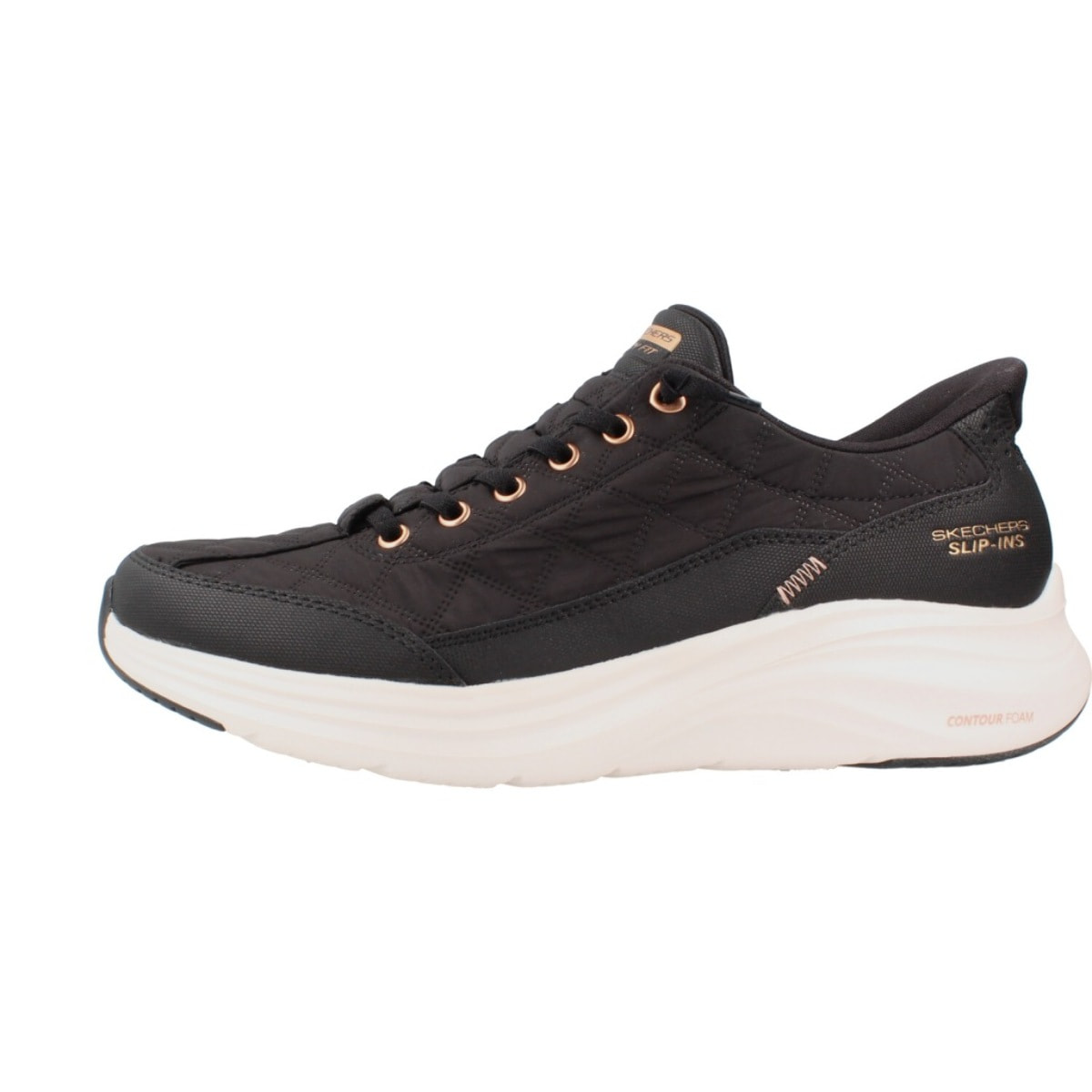 Sneakers De  Mujer Contour Foam Golden Hour Negro