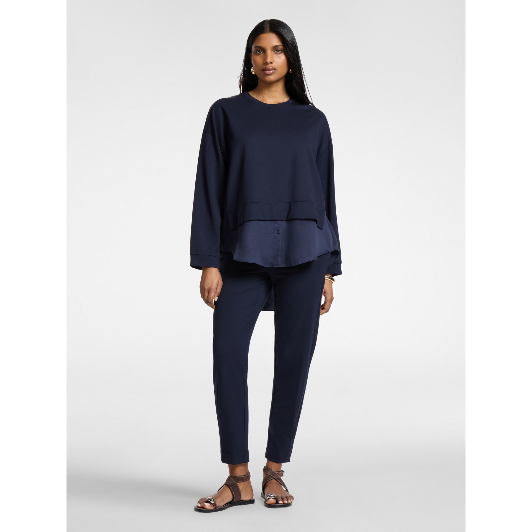 Elena Mirò - Pantaloni joggers - Blu