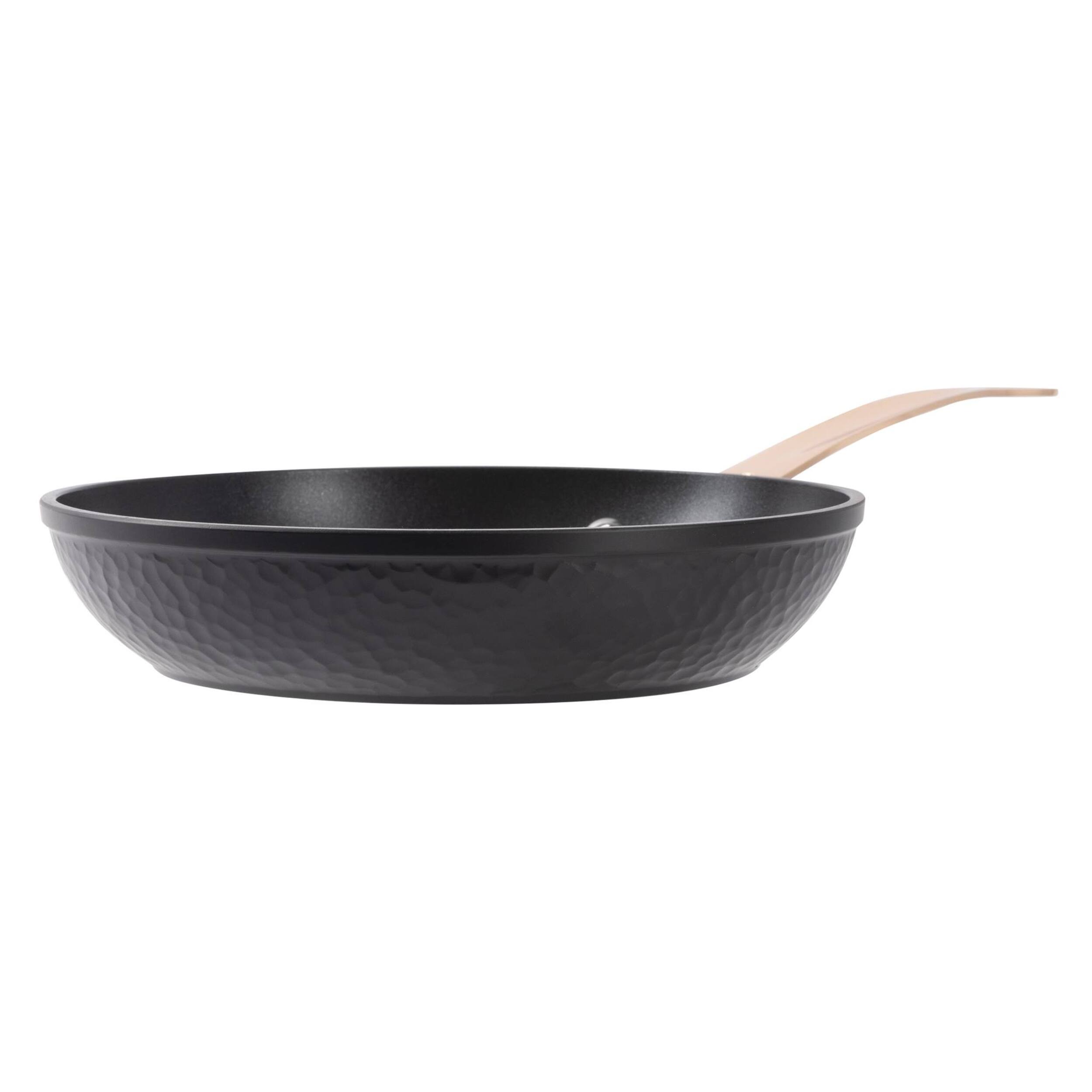 Juego de 2 sartenes ø20ø24cm aluminio forjado negro mate