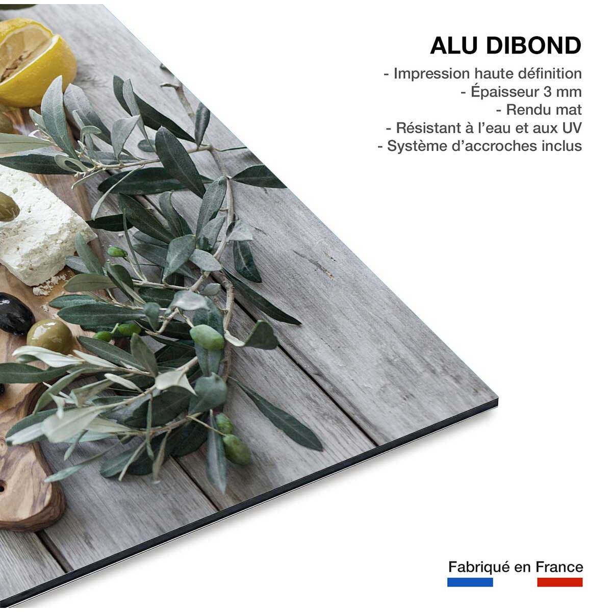 Tableau régime crétois Tableau alu Dibond