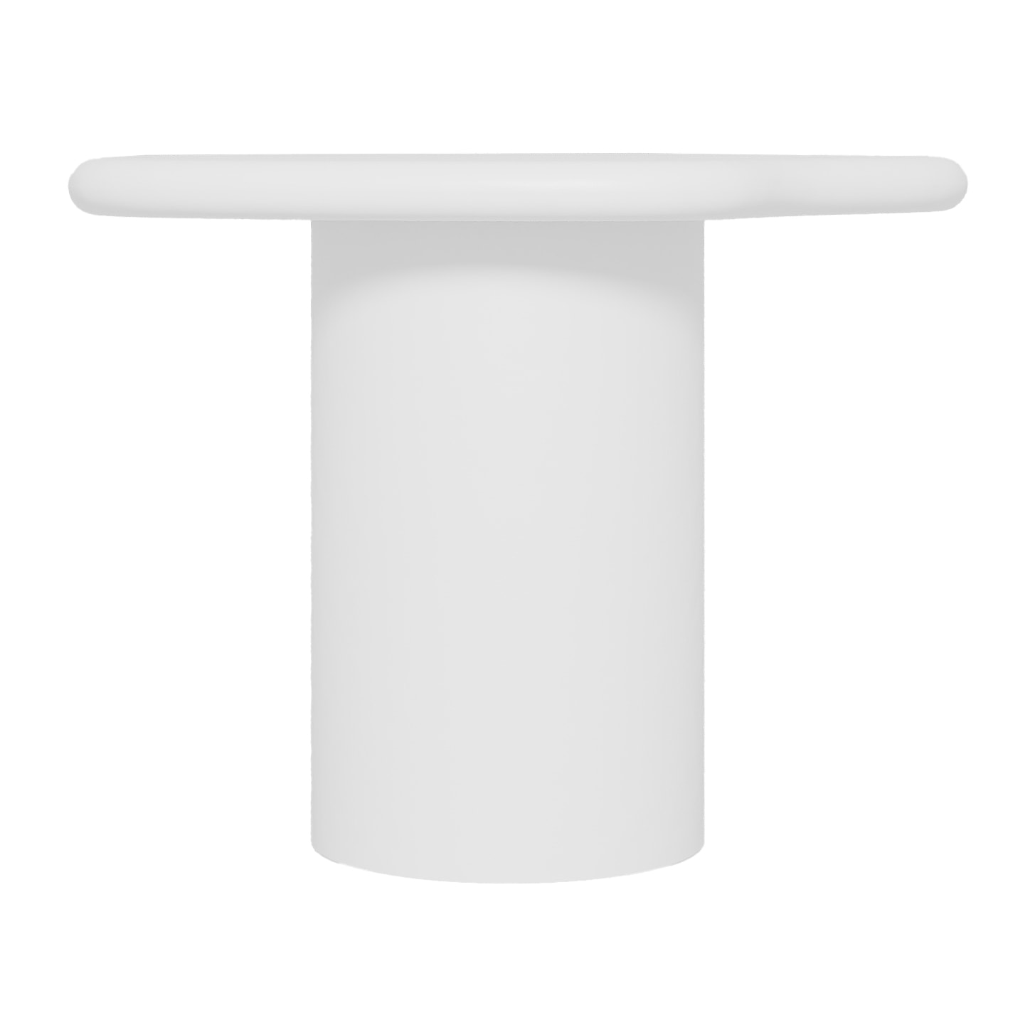 Hortensia – Table d’appoint contemporaine en magnésie blanche