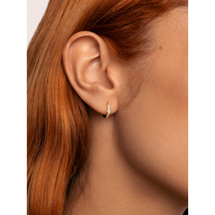 Orecchino Cross Cleo Argento Placcato Oro