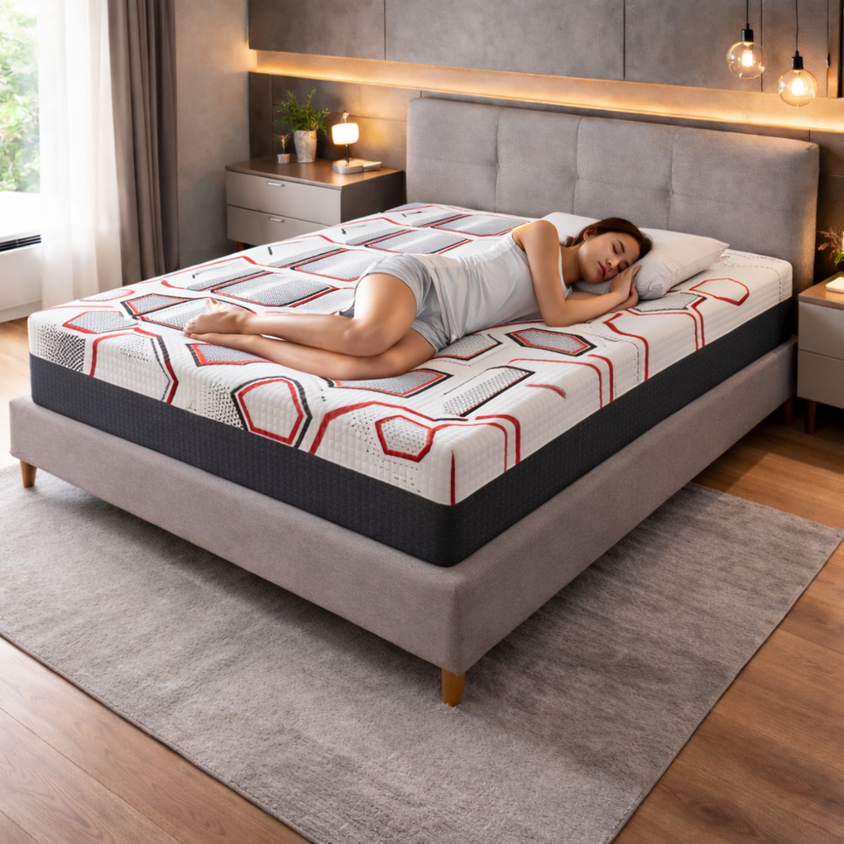 Materasso Venere Matrimoniale Memory 3 7 Zone Differenziate Strati H25 Sfoderabile 160x200 Tessuto Hi-Tech Resistex