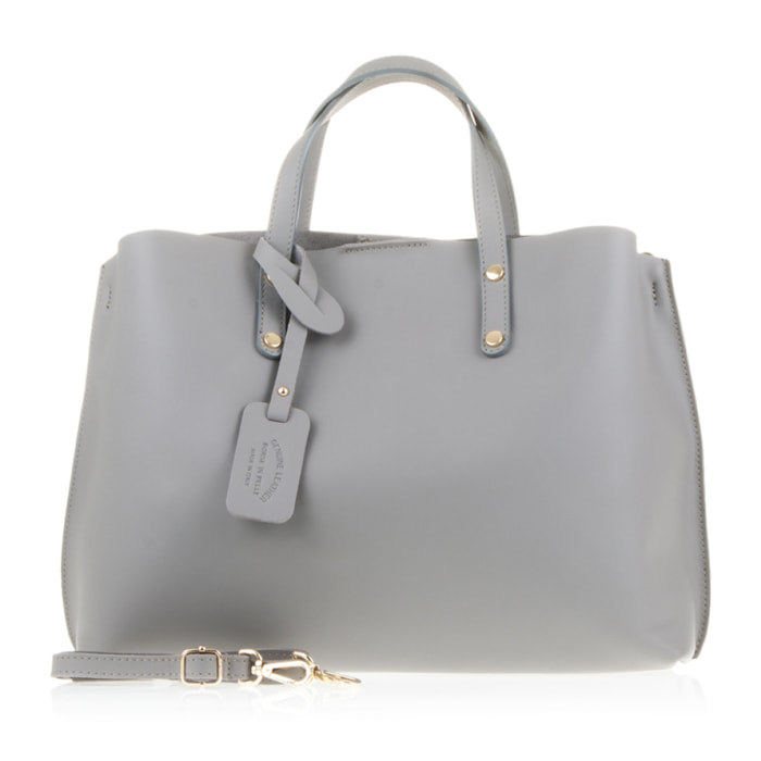 Campalto Bolso tote Mujer.Piel auténtica Tamponato