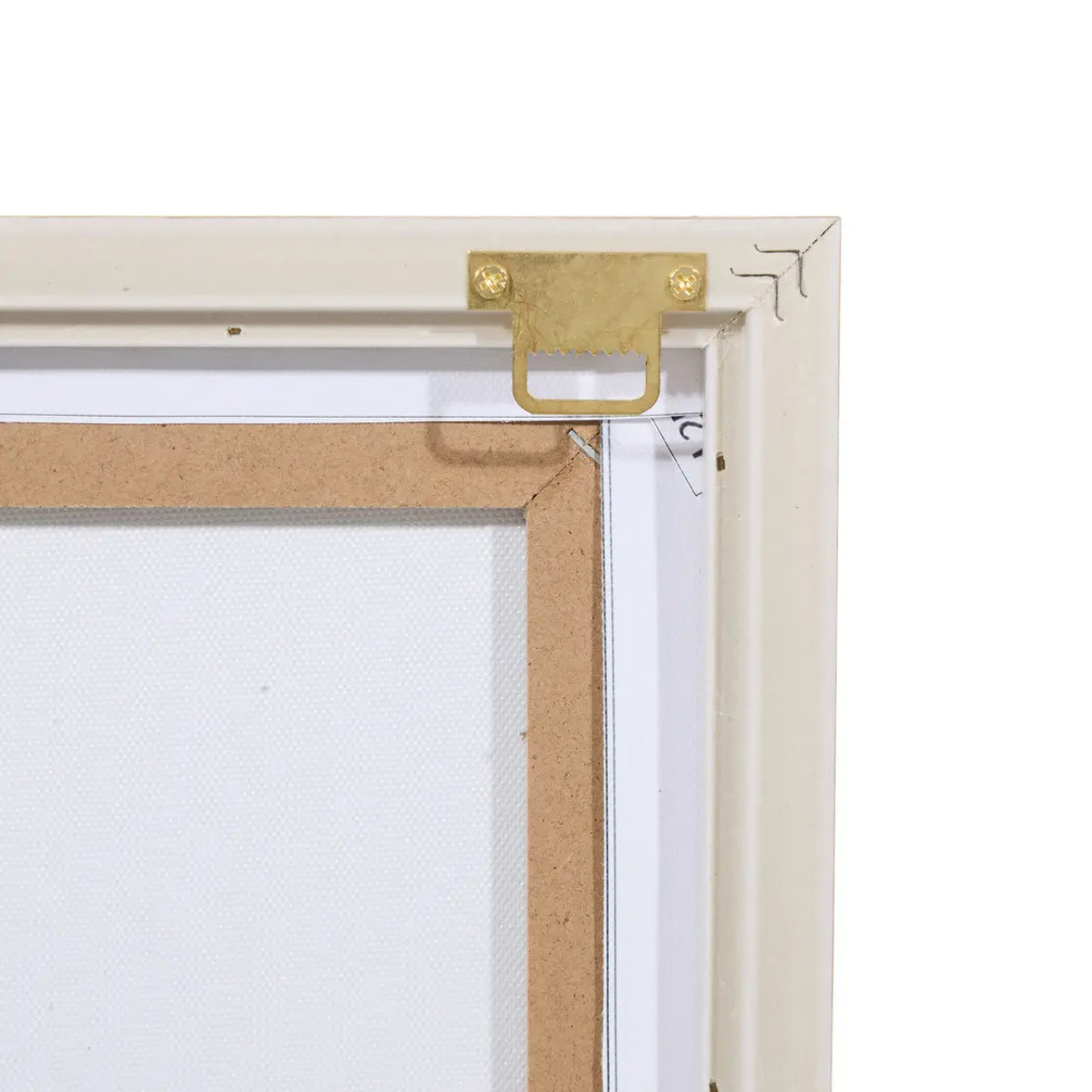 Toile imprimée fleurs 40x40cm bleu