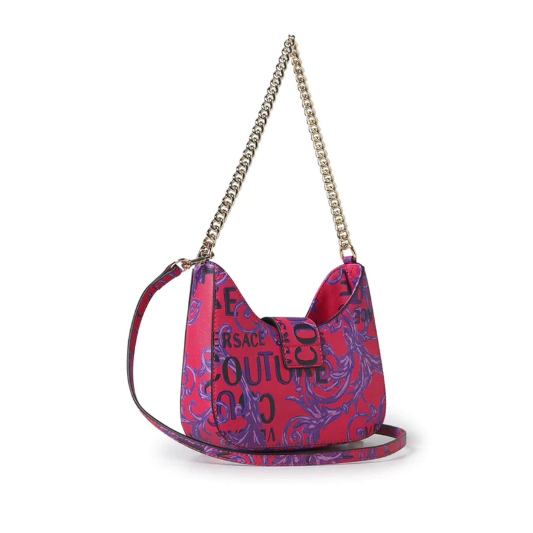 Versace Jeans Couture Couture-print de bolso de hombro