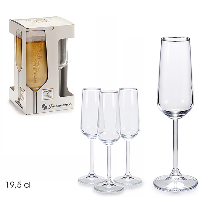 Set di 4 bicchieri 195 cc.