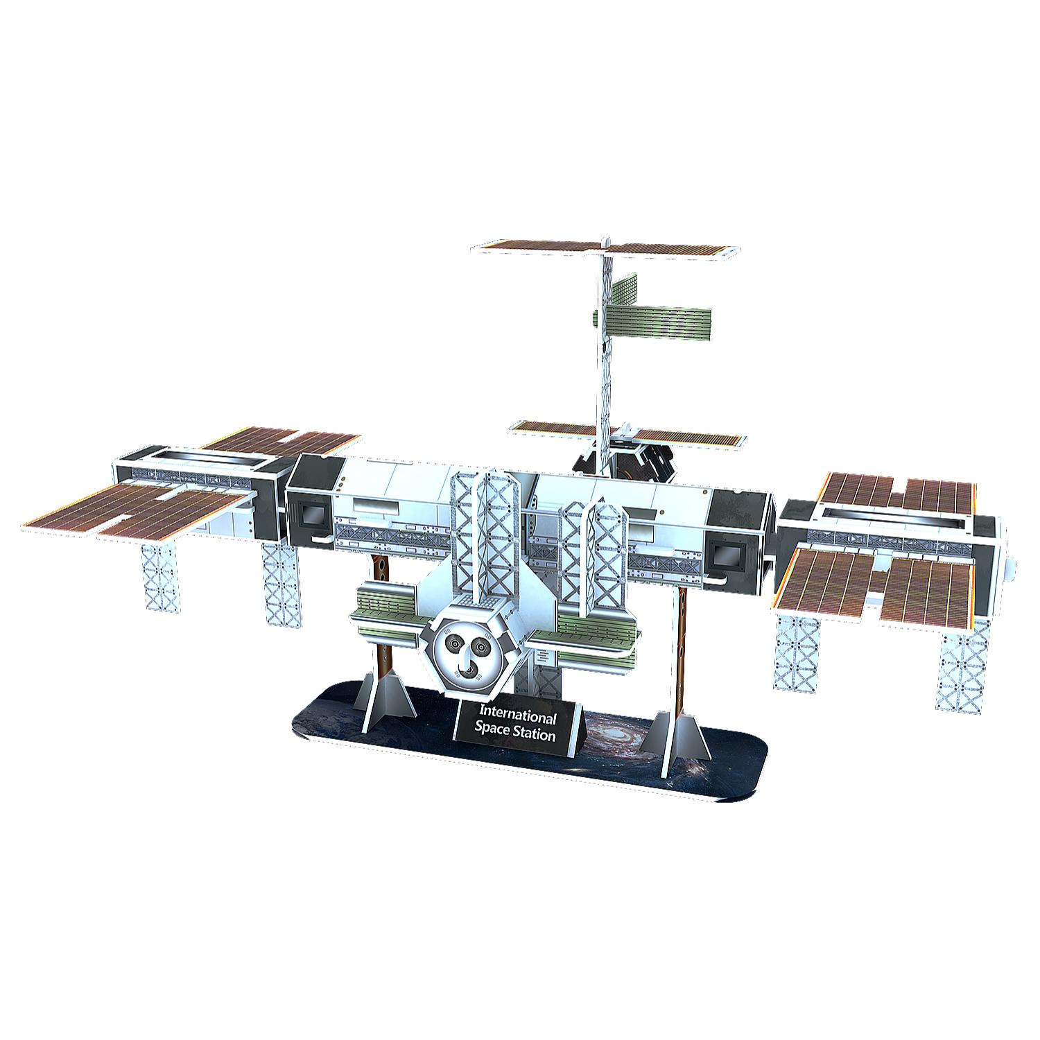 Puzzle 3D International Space Station 44 piezas. 25,1x20,9x13,6 cm.