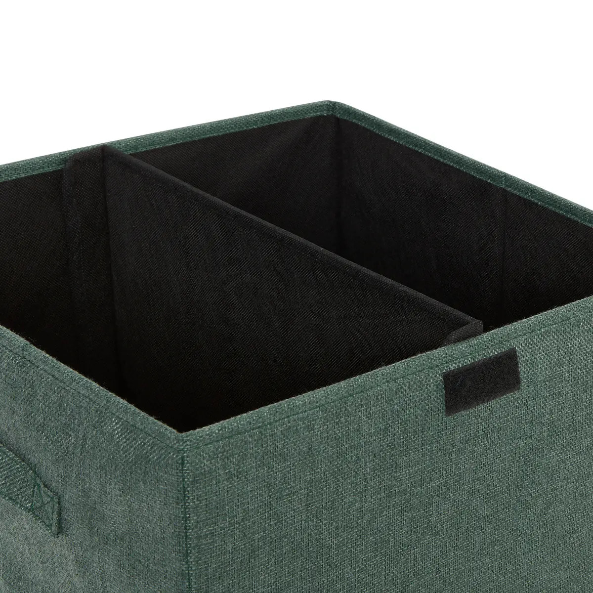 Corbeille à linge Colorama rectangulaire pliable 74L vert