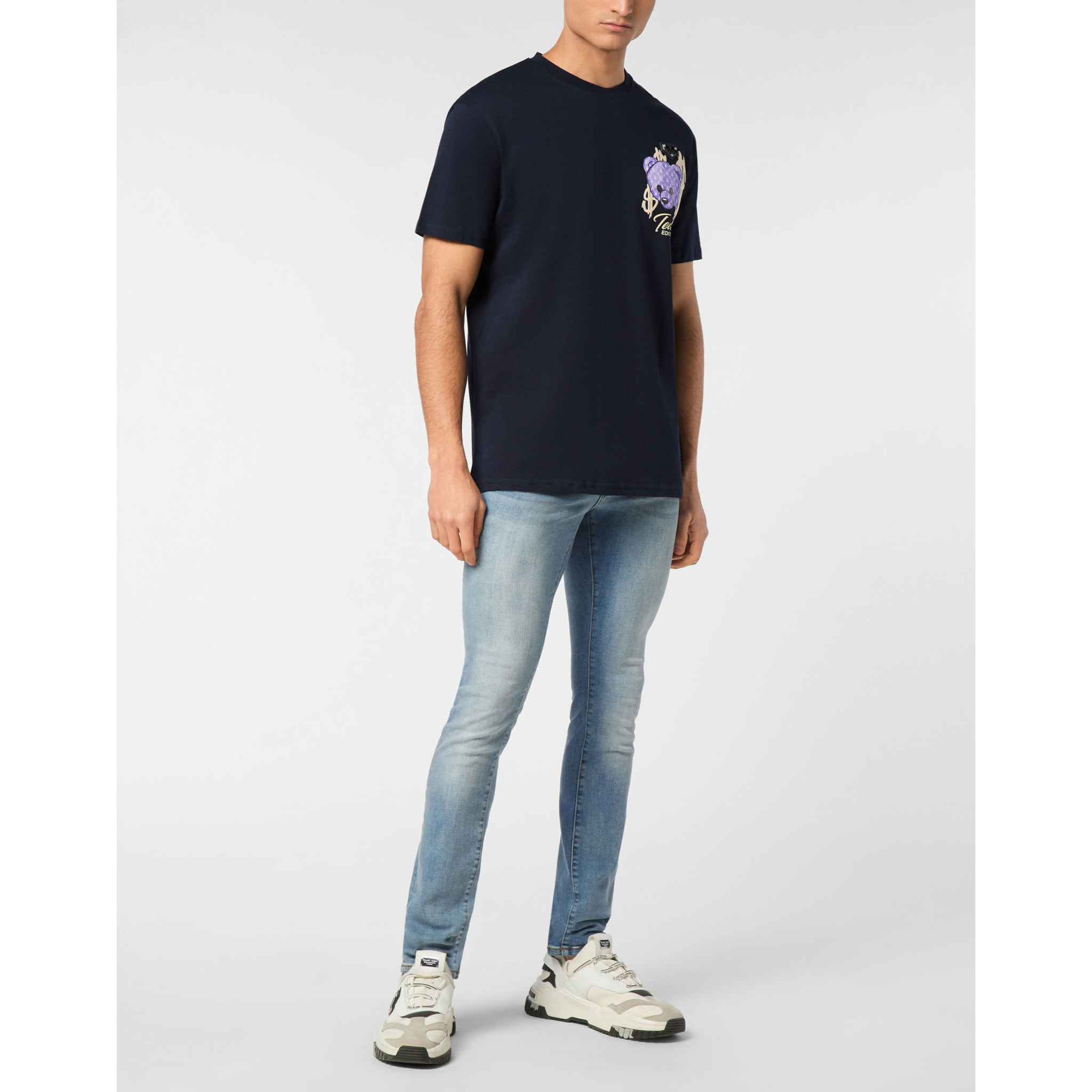 PHILIPP PLEIN T-Shirt Round Neck TEDDY