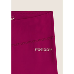 Leggings in tessuto quick dry vita alta con fondo a zampa