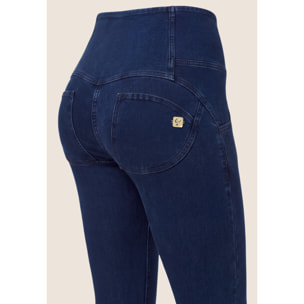 Jeggings push up WR.UP® 7/8 superskinny vita alta con bottoni