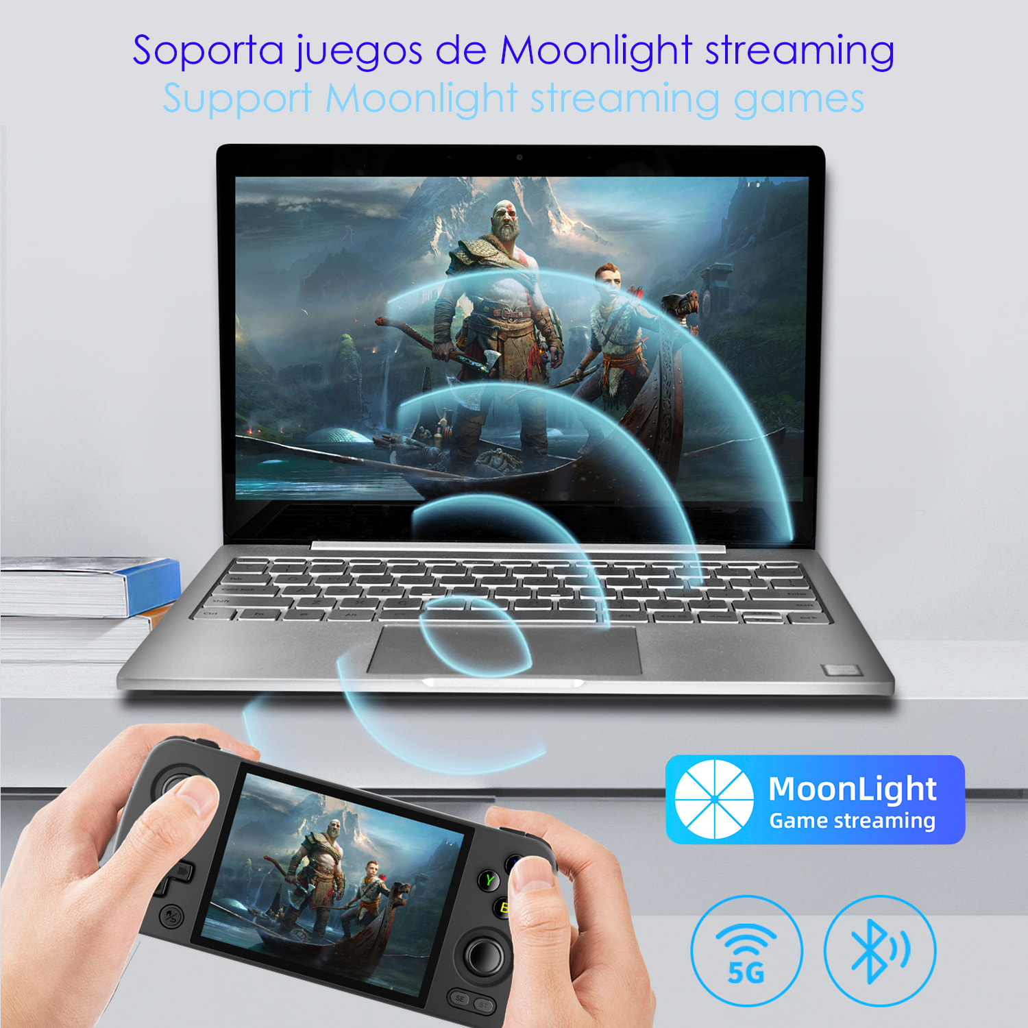 Console emulatore multipiattaforma RG405M. Touchscreen IPS da 4"; Android 12, Octa-Core 2.0GHz, WiFi, 128GB. +3000 giochi.