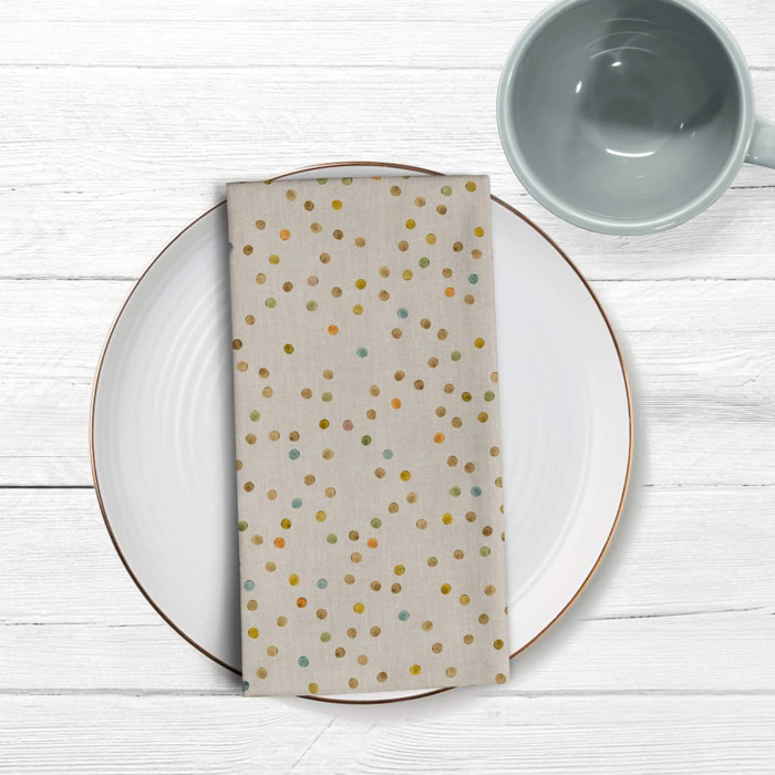 Pack de 2 serviettes Alessia 4 100% coton 45x45 cm