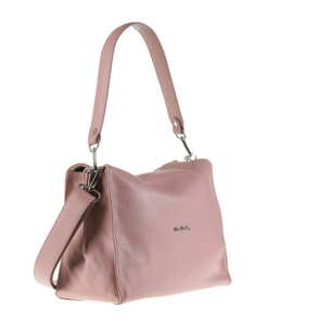 Borsa a spalla da donna Made in Italy - Modello Celeste Plus - 100% pelle - 28.0 x 24.0 x 15.5 cm