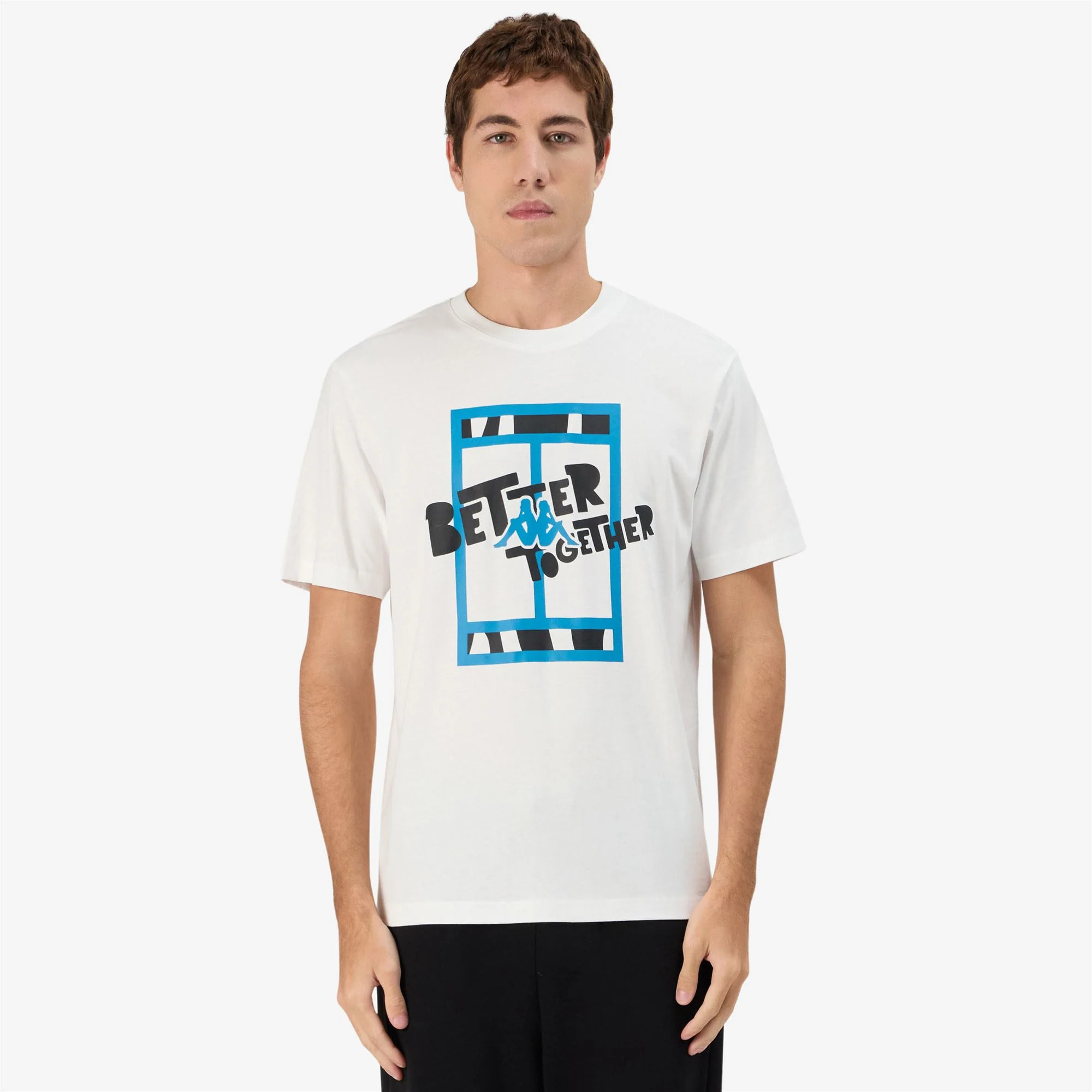 Kappa - T-Shirts & Top Uomo Bianco - Logo Gimmio