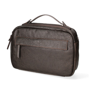 Borsa a mano unisex Modello Avelon - Vera Pelle - 20.0 x 29.0 x 9.0 cm