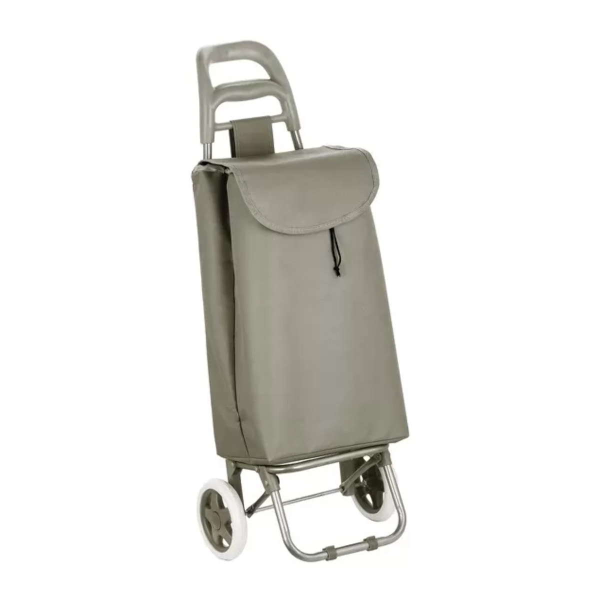 Poussettte de marché, chariot de courses pliable à  2 roulettes 33L Coloris assortis MSV