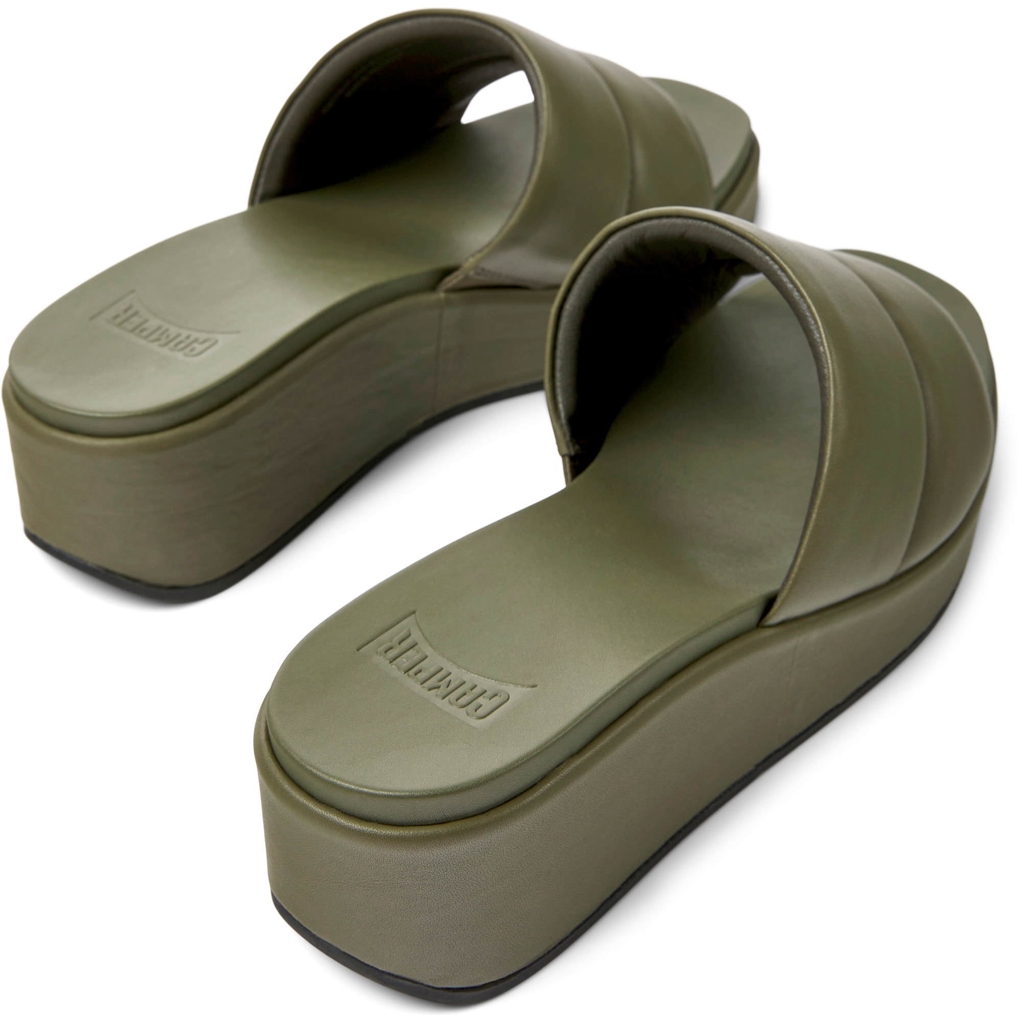 Sandalias - CAMPER Misia - Verde - Cuero liso