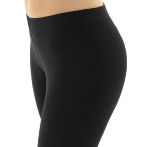 Leggings da donna in cotone elasticizzato Leone Basic