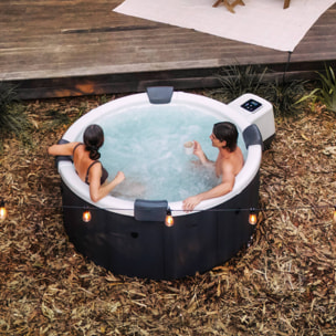 Spa rigide 6 places 180cm rond hydromassage 4 coussins bâche + housse + 8 filtres SPA DENVER + 8 FILTRES SPA