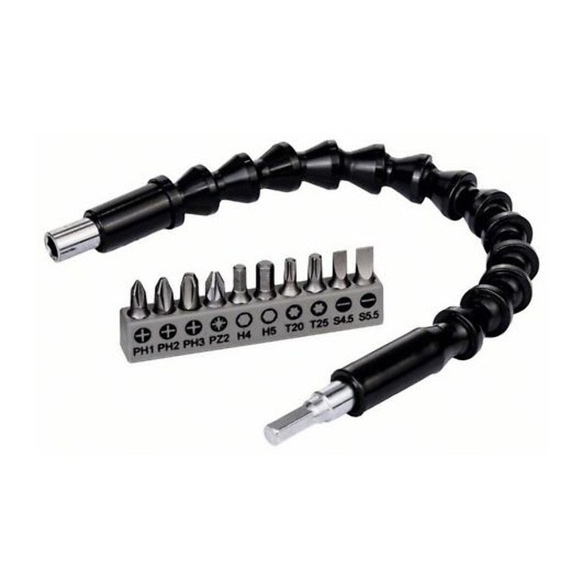 Pack BOSCH 10 Embouts de vissage + Rallonge flexible 300 mm - 2608522377